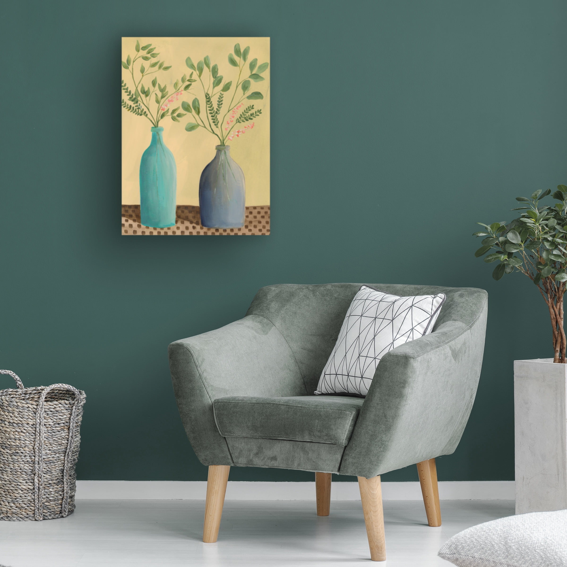 Regina Moore 'Bottle Vignette II' Canvas Art