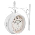 thumbnail image 1 of Retro station wall clock round two sided, 1 of 5