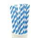 thumbnail image 3 of Pajitas de papel con tema azul de Navidad, suministros de fiesta de cumpleaños, revelación de género, baby shower para niños, decoración de boda de Año Nuevo, 25 uds., 3 of 4