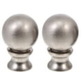 thumbnail image 7 of TABLZONE Silver Zinc Alloy Light Screw Cap for Home Table and Floor Lamps 2Pcs, 7 of 7