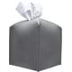thumbnail image 1 of Modern Fine Pu Leather Square Tissue Box Decorative Tissue Box Holder Dark Gray, 1 of 4