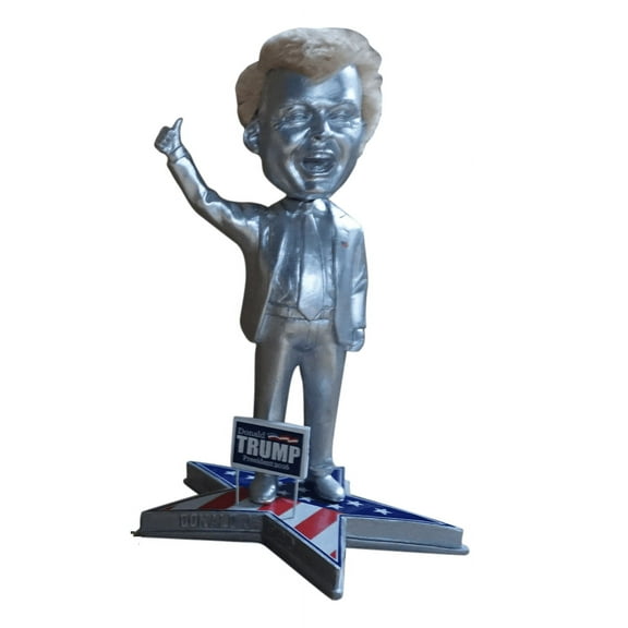 Donald Trump Presidential Silver Version Bobblehead