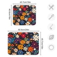 thumbnail image 5 of Yayeee Dish Drying Mat for Kitchen Counter Ultra Absorbent Easy Clean Pad 18x16", Bright Colorful Flowers Pattern, 5 of 7