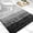 Black-24" x 20", variant on Luxury Toilet Rugs U-shaped 24x20 Extra Soft And Absorbent Microfiber Bathroom Non-slip Plush Shaggy Bath Mat Machine Wash Dry Contour Mats For Base Grey