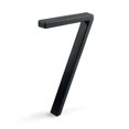 thumbnail image 4 of Placa de número de casa HASWARE de 5" flotante, aluminio negro, 4 of 9