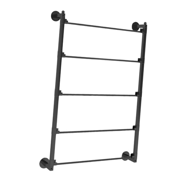 Estante para cintas, soporte para hilos, estante de almacenamiento para rollos de cintas ajustable multifunción, estante para carretes de alambre para Negro