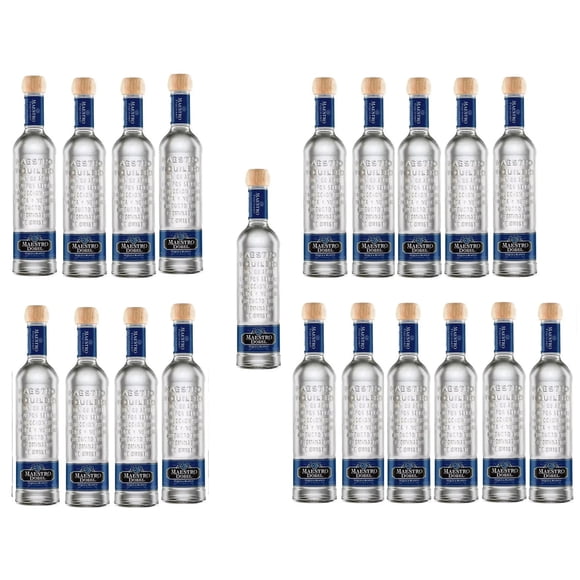 Pack de 20 Piezas de Tequila Maestro Dobel Blanco 200 ml