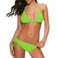 thumbnail image 2 of Cathalem 2 Piece Bathing Suits for Women Bikini Vintage Swimsuits Two Piece Bathing Suits(Green,L), 2 of 5
