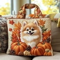 thumbnail image 3 of Halloween Quilted Tote Bag,Reusable Shopping Tote Large Capacity Trick or Treat Bag Fall Gift for Women Daily Commute Travel Shoulder Strap Handbag, 3 of 6
