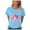 A01_Sky Blue, variant on Towmus Womens Breast Cancer Shirts Pink Ribbon Graphic Tees Cute Short Sleeve Tops Dressy Casual Blouse Breast Cancer Survivor Gifts T-shirts