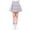 Blue, variant on Celivon Girls' Party Dresses Pleated Plaid Mini Skorts Outfits With Bowknot Skirt Trendy Casual Comfy,4-10Y