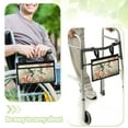 thumbnail image 3 of COEQINE Hummingbird Floral Wheelchair Side Pouch Wheelchair Bags to Hang on Side Made of Polyester Fabric Mobility Scooter Side Pouch Easy to Clean Gifts for Friend, 3 of 7