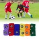 thumbnail image 4 of M Buder 12 Piezas Muñequeras Deportivas Niños Banda Sudor Absorbentes Antideslizantes Transpirables Suaves Fútbol Béisbol Tenis Ejercicio 6x6 cm / 2.4x2.4 inches Multicolor, 4 of 9