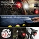 thumbnail image 4 of Juego de luces delanteras y traseras para bicicleta de 380 lúmenes, luz delantera y trasera, luz de bicicleta recargable por USB, impermeable, linterna de seguridad LED, accesorios para bicicleta, ade, 4 of 5