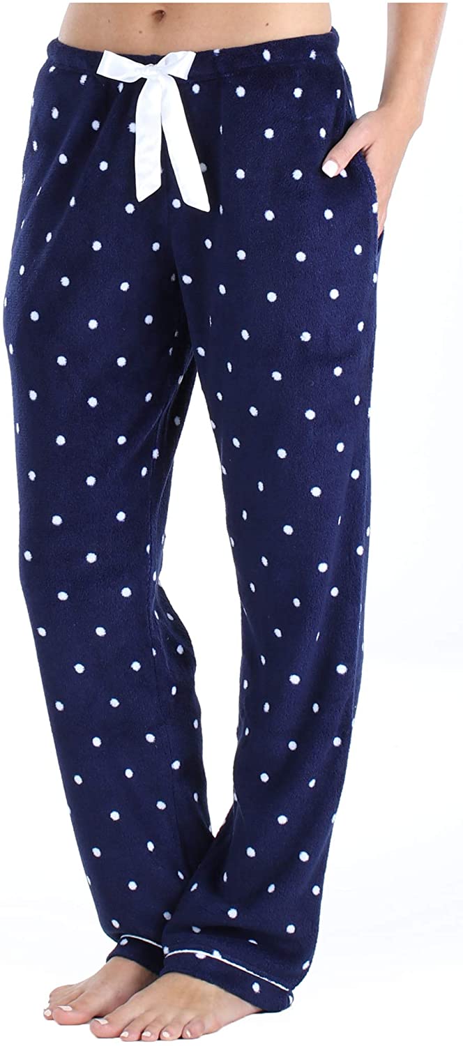 Women’s Fleece Pajama PJ Pants with Pockets Walmart Canada