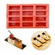 thumbnail image 2 of 12 Cavity Silicone Protein Bars Mold Rectangle Granola Bar Baking Tool Mould Silicone Mold French Cake Mold Dessert Tool, 2 of 5
