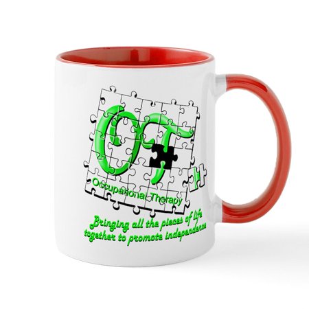 

CafePress - Ot Puzzlegreen Mugs - 11 oz Ceramic Mug - Novelty Coffee Tea Cup