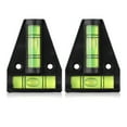 thumbnail image 2 of 2Pcs Two Way T-Shape Level Plastic Small Level Bubble For Adjusting Level For Tv Caravan Camera Triangle Level Measuring Tool Orange Smile Home, 2 of 9
