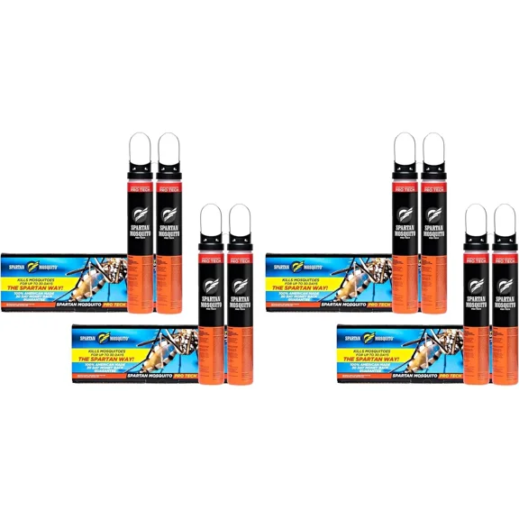 Spartan Mosquito Pro Tech - 8 Tubes (4 Boxes) 100% American Made