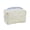 Blue, variant on Large Capacity Cotton Floral Quilted Makeup Bag Cosmetic Pouches Accessory Storage Organized For Travel And Daily Use