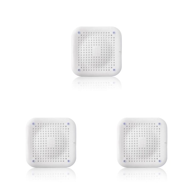 Monstrate Colador de drenaje antiobstrucción cocina baño ducha bañera colector de pelo fregadero tapón filtro reutilizable 14,5 cm blanco Type1 NO1