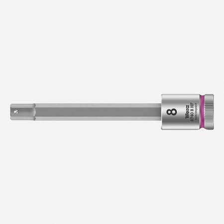 

Wera 003040 3/8 Drive Zyklop Hex-Plus Bit Socket with Holding Function 8.0 mm Long