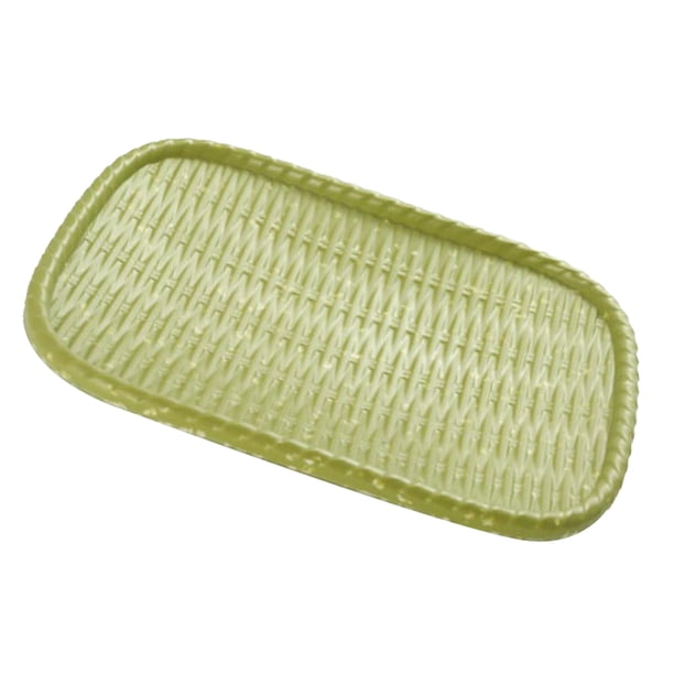 1 Pieza Cesta Ovalada De Pan De Fruta Accesorios De Cocina Adecuado Para Servir Comida Verde Baoblaze Cesta de pan ovalada