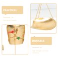 thumbnail image 2 of HONMEET Portable Golden Copper Digital Kitchen Scale for Precise Weighing, Easy-to-Read Display and User-Friendly, 2 of 8