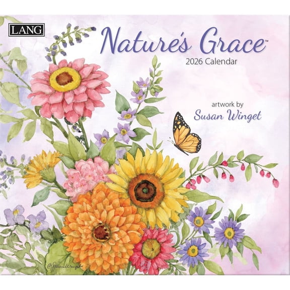 Lang Brands, Nature's Grace 2026 Wall Calendar by Susan Winget