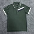 thumbnail image 2 of LRen Toddler Shirts Boys 4t Button-Down Placket Tees Short Sleeve Basic Tee Boy Summer Casual Tshirt Boys' Button Down Toddler Tees Clothes Summer Tops, 2 of 3