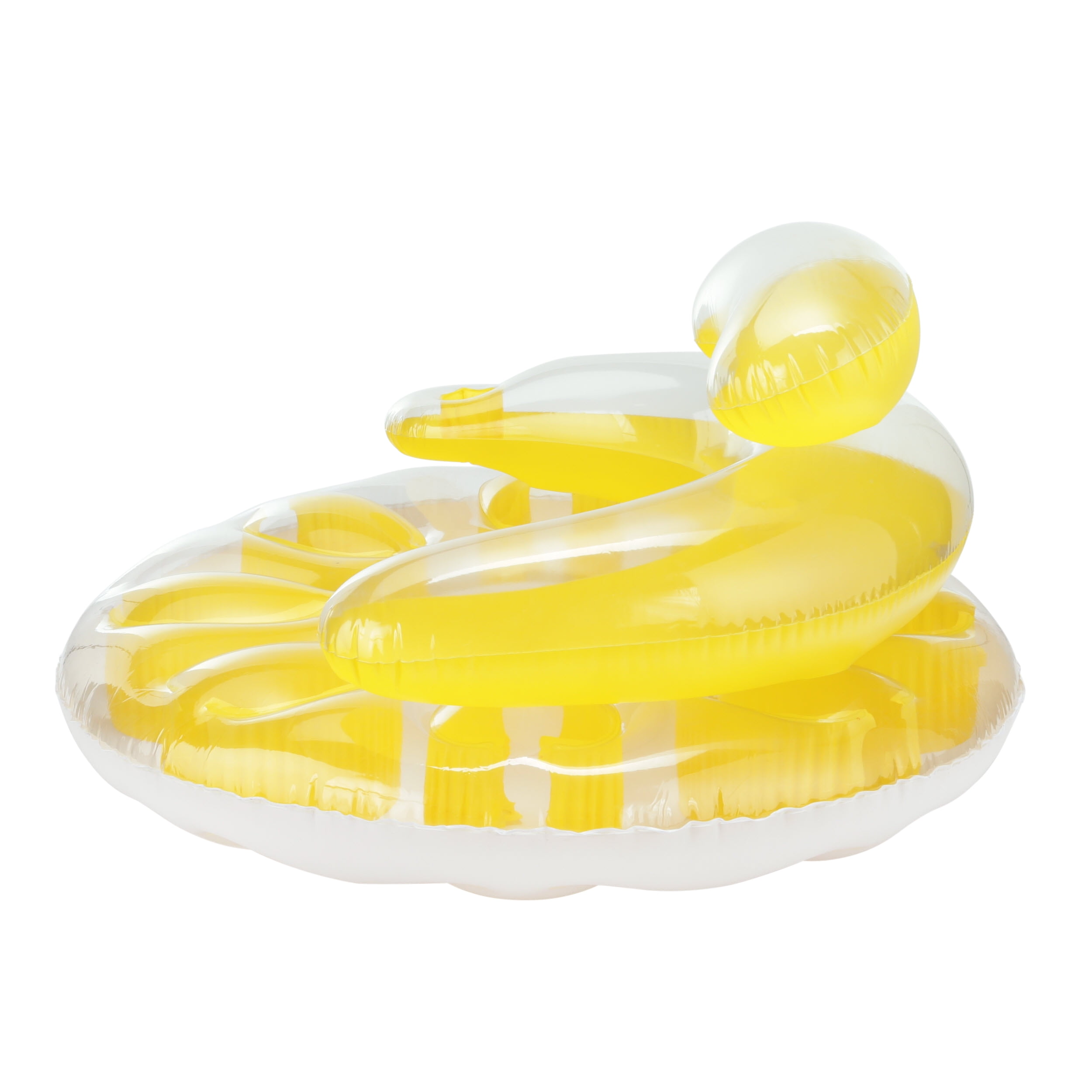 Poolmaster Water-Pop Circular Swimming Pool Tube Float Lounge - Yellow