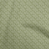 oneOone Viscose Chiffon Olive Green Fabric Toile Quilting Supplies Print Sewing Fabric By The Yard 42 Inch Wide