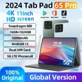 thumbnail image 2 of Tableta Pad 6S Pro Android 14 original, versión global 2024, 11 pulgadas, HD 4K, 16 GB + 1 T, 20000 mAh, 5G, doble SIM, Bluetooth, WiFi, GPS, 2 of 5