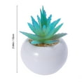 thumbnail image 2 of FENGGUIQU 4Ud Plantas Falsas Suculentas De Plástico Simulación Decorativa Para Habitación Y, 2 of 7
