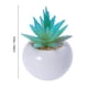 thumbnail image 5 of 4 mini suculentas artificiales decorativas con macetas blancas (multicolor), 5 of 5