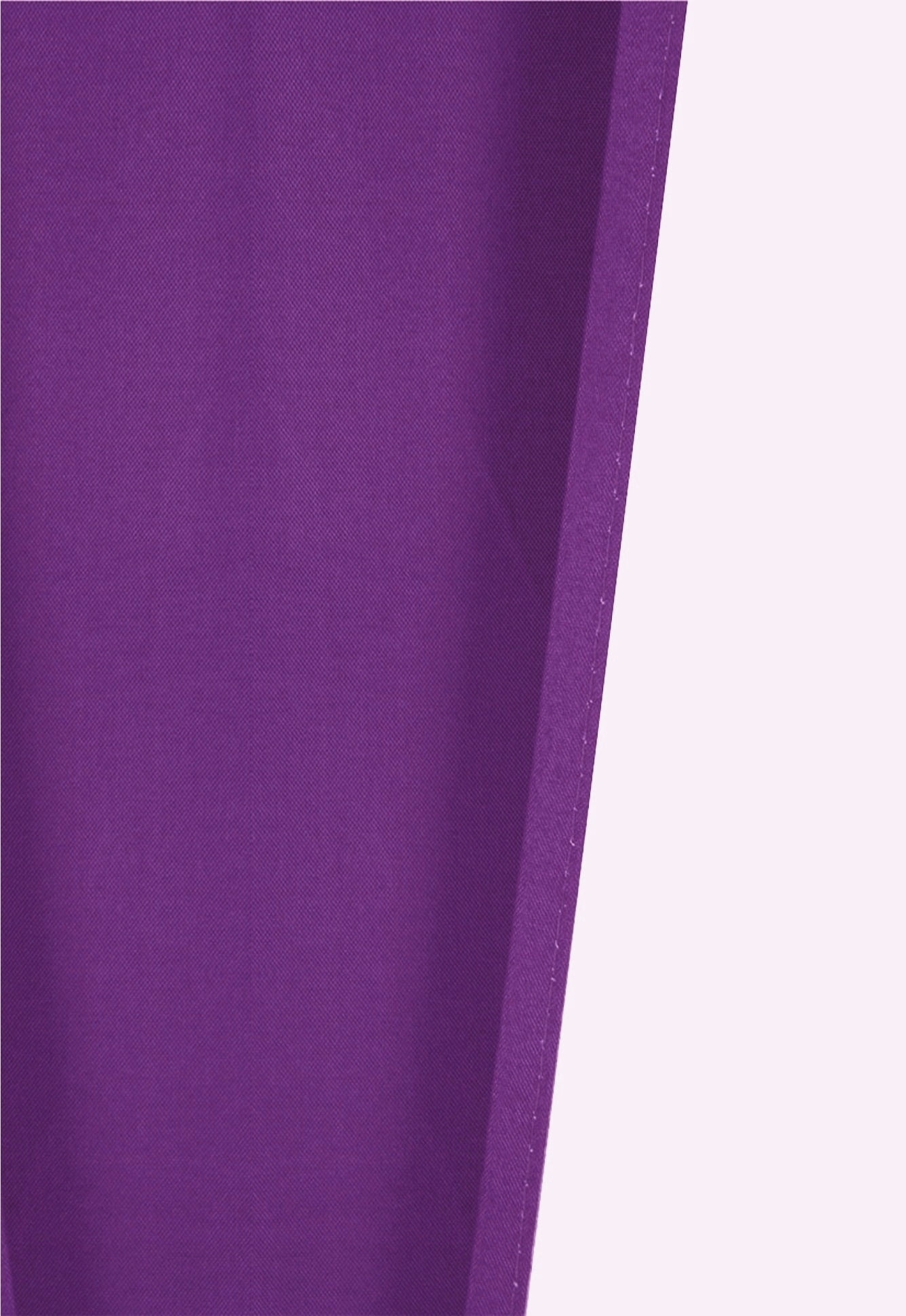 Gorgeous Home Linen Matte Microfiber Rod Pocket Blackout Curtains, 37x95, Purple, 2-Pack