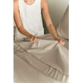 thumbnail image 4 of CGK Linens 4-Piece 400 Thread Count Extra Deep Pocket Cotton Sheet Set - Queen Size 100% Cotton Sateen Bed Sheets Fits 8"-16" Mattresses, Beige, 4 of 6