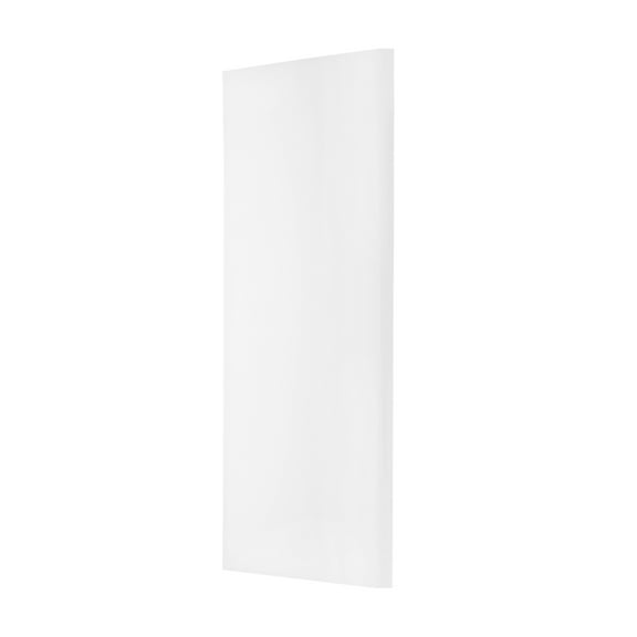 UHMW Sheet Ultra High Molecular Weight Polyethylene Sheet, 1/2" Thick Hard HDPE Plastic Board 12" x 6" White