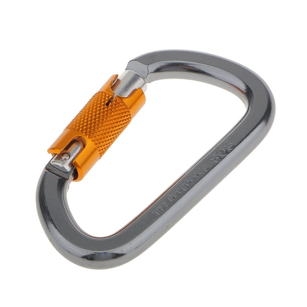 Mosquetón de Escalada, Clips de Mosquetón de Bloqueo Automático, Servicio para Escalada Y Rappel, , Trabajo aéreo Sunnimix mosquetón de escalada