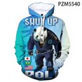 thumbnail image 3 of Nuevas sudaderas con capucha con gráficos de animales de Jiu Jitsu para hombres, sudaderas con estampado 3D, ropa de calle de moda, ropa con capucha de gran tamaño para hombres, 3 of 5