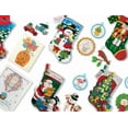 thumbnail image 5 of Bucilla Felt Applique 18" Holiday Stocking Kit - Santa's Sleigh, 5 of 7