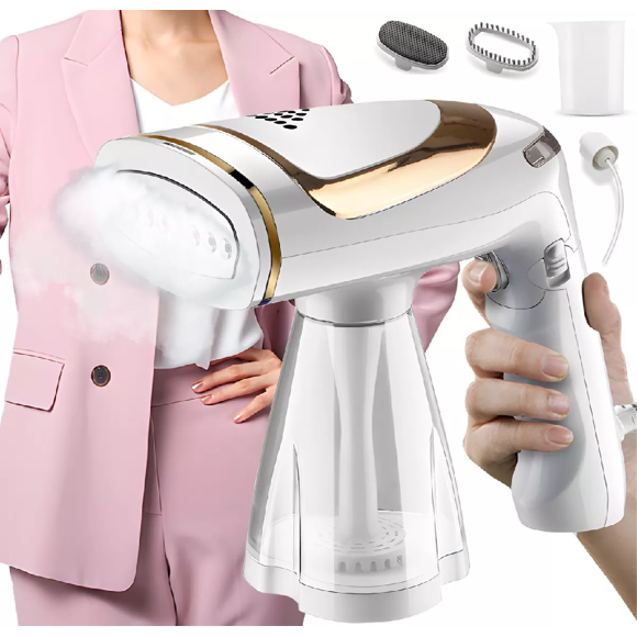 Planchas De Vapor Plegable De Mano Plancha De Vapor Portátil Color Blanco