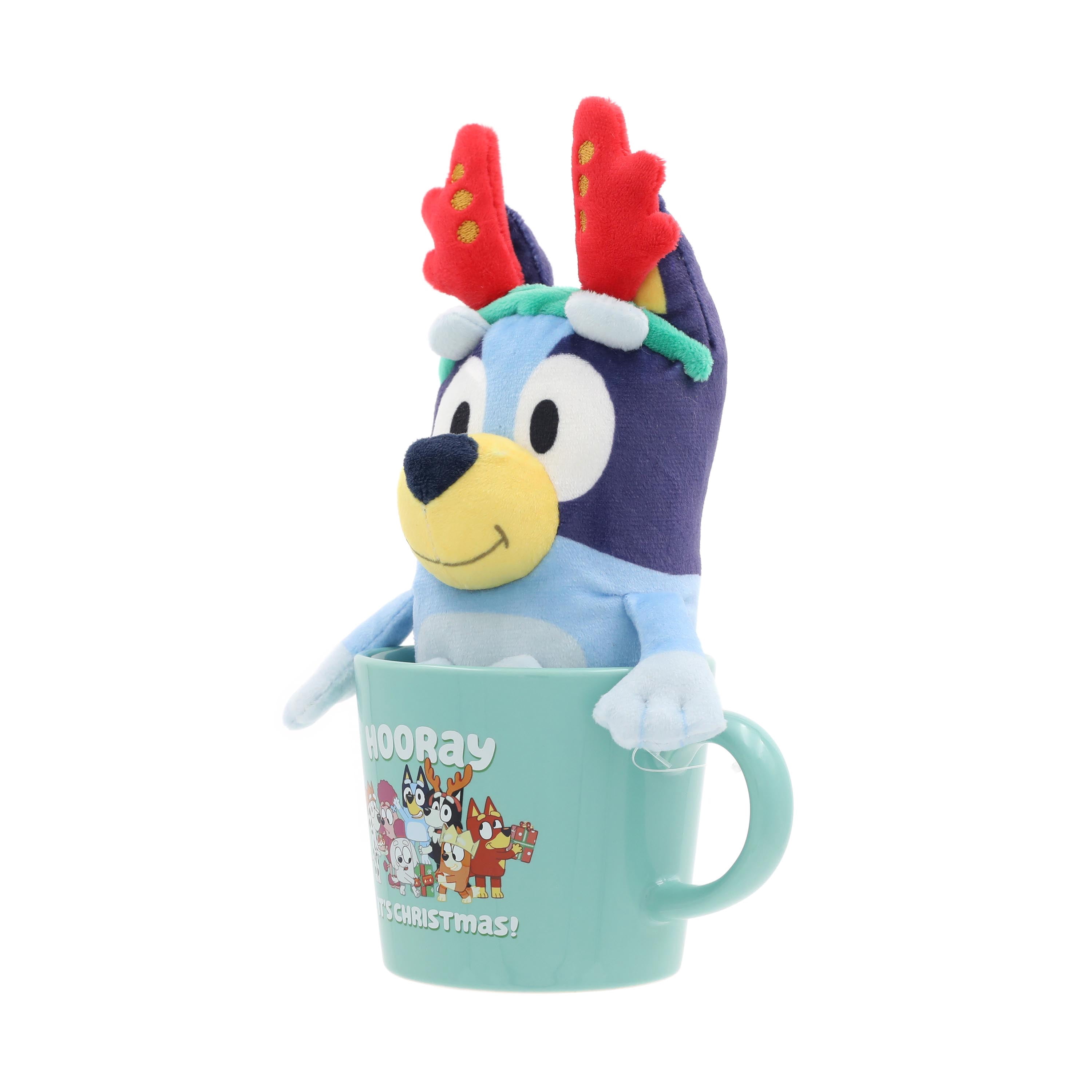 BLUEY PLUSH IN MUG