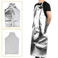 thumbnail image 3 of Heat Protective Apron, 1000 Degree High Temperature Protective Aluminum Foil Apron For Working , Cooking, BBQ, 3 of 8