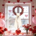 thumbnail image 3 of Wreath Sash for Front Door White Wreath Sash Wave-Edges Sashes Yard Doorway Indoor Outdoor Wall Ribbon Bow Home Decor Wedding Parties, 3 of 6