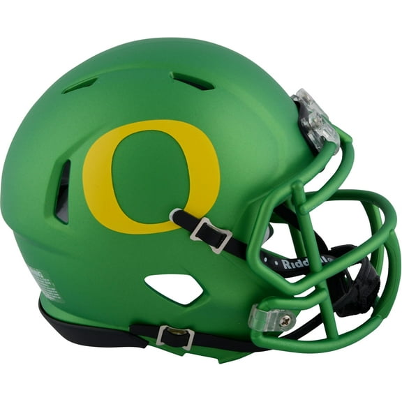 Riddell Oregon Ducks Riddell Green Apple Speed Mini Helmet