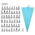 thumbnail image 4 of Amdohai Cake Decor Stainless Steel Cake Decorating Supplies Cake Turntable 50PCS/Set DIY Cream Tools, 4 of 8