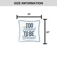 thumbnail image 3 of Too Blessed Embroidered Small/Petite Accent Pillow, 10" x 10", 3 of 4