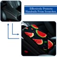 thumbnail image 5 of Watermelon Printed Furry Soft 12.5x8.2 Inch Car Armrest Mat Cover Accessories, 5 of 6