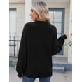 thumbnail image 6 of Zeagoo Women's Fall Chunky Knit Sweater Oversized Crewneck Long Sleeve Winter Cotton Pullover Sweaters Jumper Tops, 6 of 6